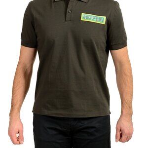 Scuderia Ferrari Fluid Logo Print Short Sleeve Polo Shirt US M IT 50